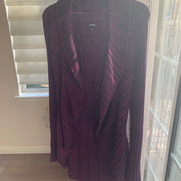 💜APT 9 Tunic Length Cardigan Sweater ( S)💜 - Picture 4 of 16